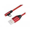 LOGILINK CU0149 LOGILINK - USB 2.0 to micro-USB (90  angled) male, 0.3m