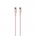 PURO ICON Soft Cable - Kabel USB-C do USB-C 1.5 m (Dusty Pink)