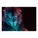 Fototapeet - Abstract lion - rainbow - 200x140