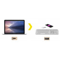 Kanex DuraBraid™ Adapter - USB-C to USB 3.0 type A Aluminium Adapter (Space Grey)