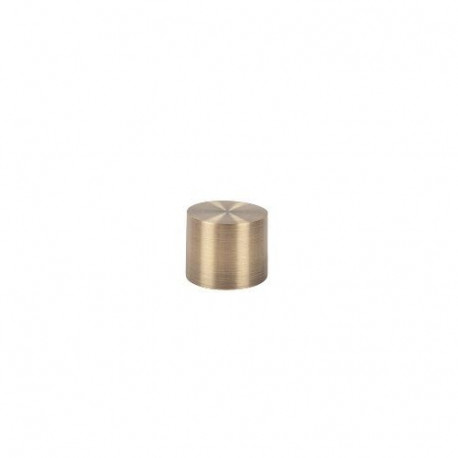 CURTAIN ROD FINIALS LUN GOLD 25 2PCS