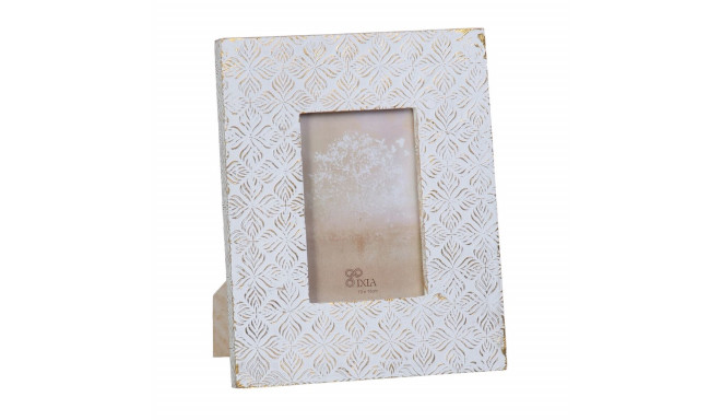 Photo frame 2 Pieces 20,5 x 1,5 x 25 cm White Mango wood