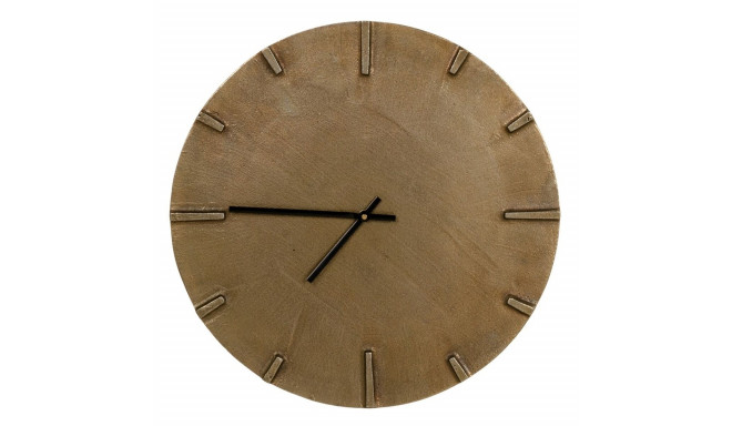 Wall Clock 38 x 1 x 38 cm Golden Aluminium