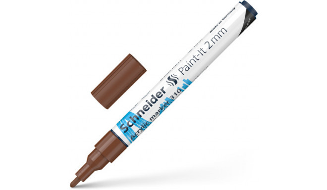 Akrüülmarker SCHNEIDER Paint-it 310, 2mm, pruun