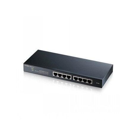 ZYXEL GS1900-8HP V3, 8-PORT GBE L2 POE SMART SWITCH, 802.3AT, DESKTOP, FANLESS, 77 WATT (5Y WARRANTY