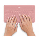 Logitech juhtmevaba klaviatuur Keys To Go, roosa