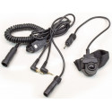 Midland BHS300U for 2-PIN PMR446 transceiver adapter cable with handlebar PTT