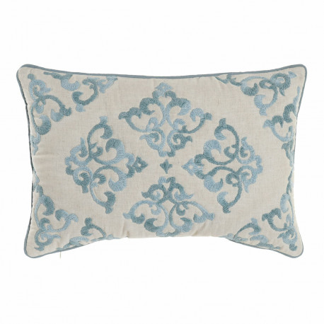 Cushion cover DKD Home Decor 60 x 1 x 40 cm Blue Traditional