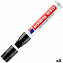 Püsimarker Edding 850 5-15 mm Must (5 Ühikut)