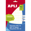 Self adhesive labels Apli 8 x 12 mm Balts 10 Loksnes (10 gb.)