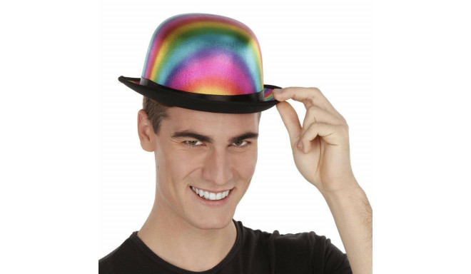 Bowler Hat My Other Me     Multicolour Rainbow One size