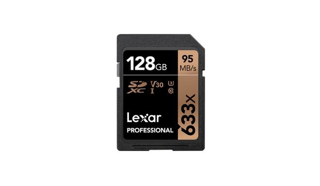 Lexar Professional 633x 128 GB SDXC UHS-I Class 10