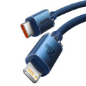 Baseus kaabel Crystal Shine USB-C - Lightning 20W 2m, sinine