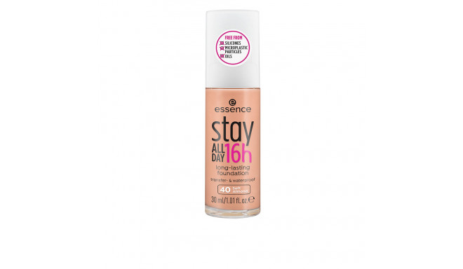 ESSENCE STAY ALL DAY 16H long-lasting maquillaje #40-soft almond 30 ml