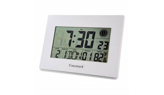 Seinakell Termomeetriga Timemark Valge (24 x 17 x 2 cm)