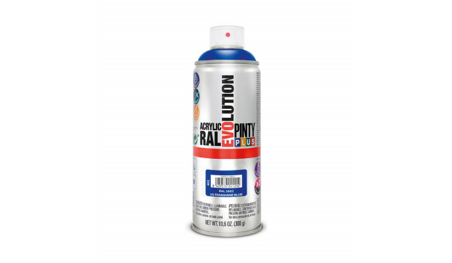 Spray paint Pintyplus Evolution RAL 5002 400 ml Ultramarine Blue