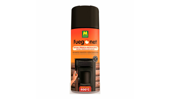 Anticaloric Paint Massó Fuegonet Spray Black 400 ml