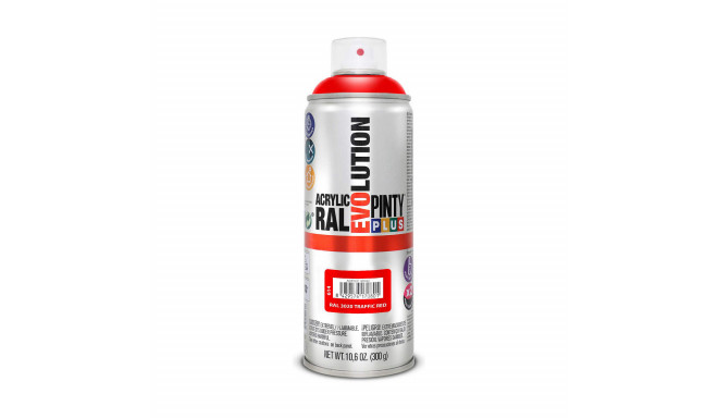 Spray paint Pintyplus Evolution RAL 3020 400 ml Traffic Red