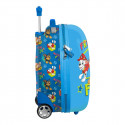 Suitcase The Paw Patrol Friendship Blue 16'' (28 x 43 x 23 cm)