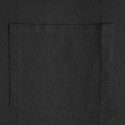 Apron with Pocket Atmosphera Black Cotton (60 x 80 cm)