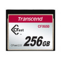 TRANSCEND CFX650 CFast 2.0 256GB Card R510MB/s MLC