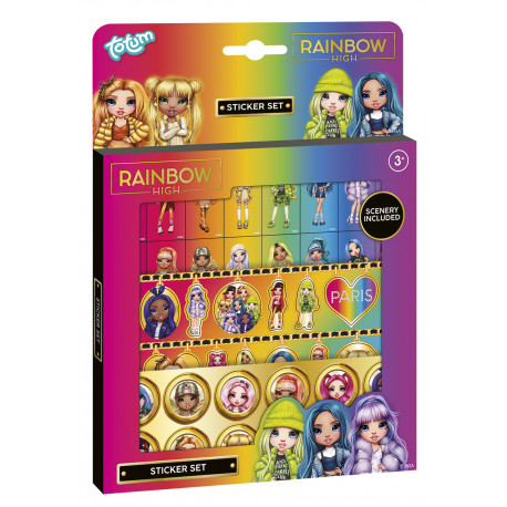 TOTUM RAINBOW HIGH Sticker Set, 620407 - Stickers & albums - Photopoint