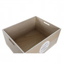 Decorative box DKD Home Decor 50 x 40 x 22,5 cm Spirals MDF Wood Mediterranean