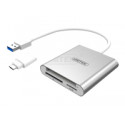 UNITEK Y-9313D Unitek USB3.0 to Multi-In-One Aluminium Card Reader (With USB Type-C Adaptor)