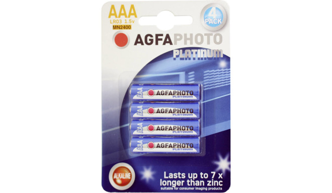 AgfaPhoto patarei Micro AAA LR 03 4tk