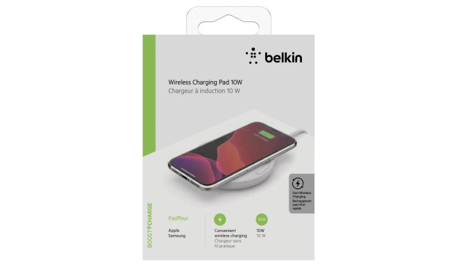 Belkin BOOST Chargeing Pad 10W Micro-USB Cab. w. Adaptor white