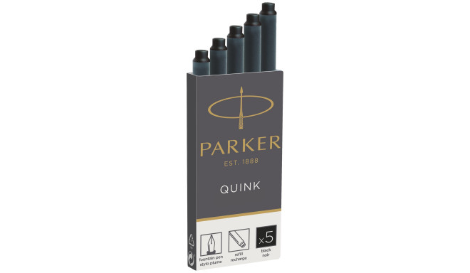 Parker tint Quink, must 5tk