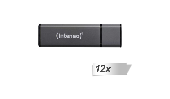 12x1 Intenso Alu Line anthracite 8GB USB Stick 2.0