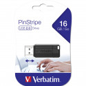 Verbatim mälupulk 16GB Store'n'Go PinStripe USB 2.0, must