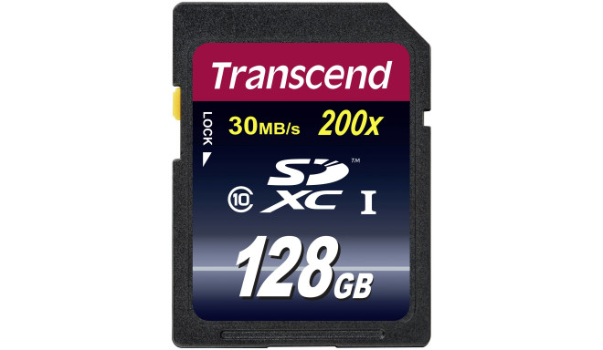 Trascend mälukaart SDXC 128GB Class 10