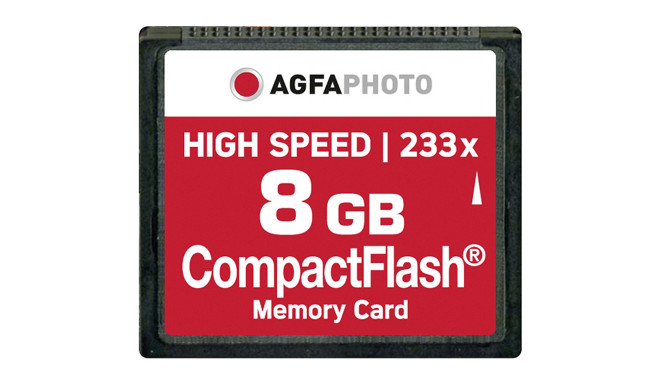 AgfaPhoto memory card CF 8GB MLC High Speed 233x