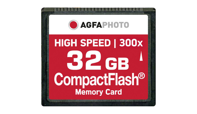 AgfaPhoto memory card CF 32GB MLC High Speed 300x