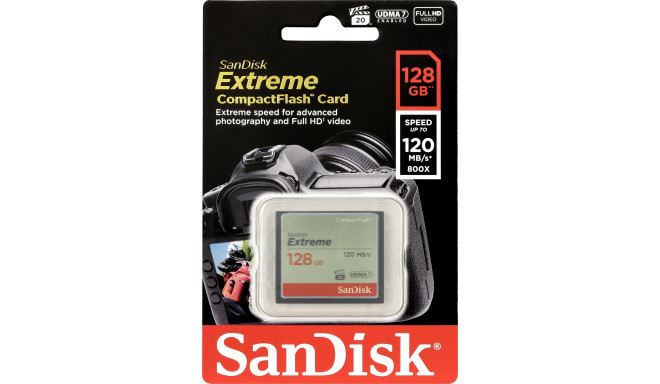 SanDisk Extreme CF         128GB 120MB/s UDMA7   SDCFXSB-128G-G46