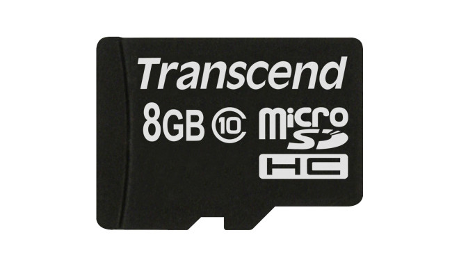 Transcend mälukaart microSDHC 8GB Class 10
