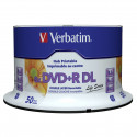 Verbatim DVD+R 8.5GB 8x DL Printable Life Series 50pcs Cake Box