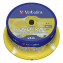 Verbatim DVD+RW 4.7GB 4x 25pcs Cake Box