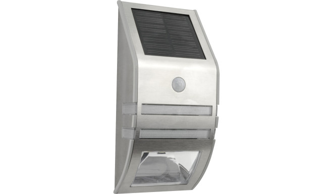 REV LED Wall Floodlight with Motion Detector alu