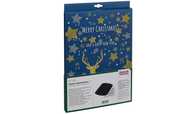 Kaiser muffin tin Advent Calendar for 24 Mini Muffins