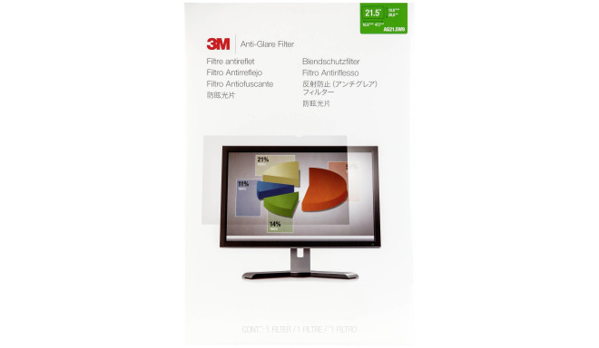 3M AG215W9 Anti-Glare Filter for Widescreen Monitors 21,5