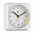 Braun BC 03 W quartz alarm clock analog white