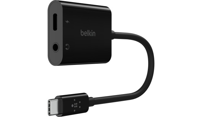 Belkin RockStar 3,5mm Audio- and USB-C Chargeadapter  NPA004btBK