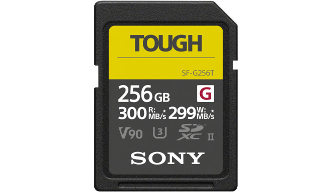 Sony карта памяти SDXC 256GB G Tough UHS-II C10 V90