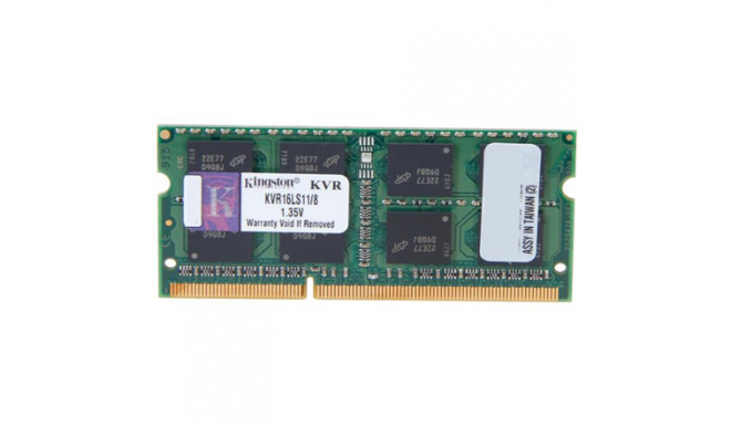Kingston ValueRAM, SODIMM, DDR3L, 8 GB, 1600 MHz, CL11 (KVR16LS11/8) laptop memory