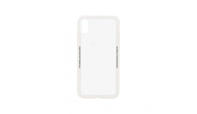 Tellur Cover Glass Simple for iPhone X/XS white