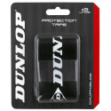 Padel racket protective tape DUNLOP  blister 3 pcs black/white