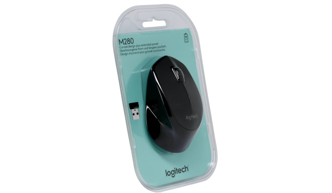 Logitech mouse M280, black
